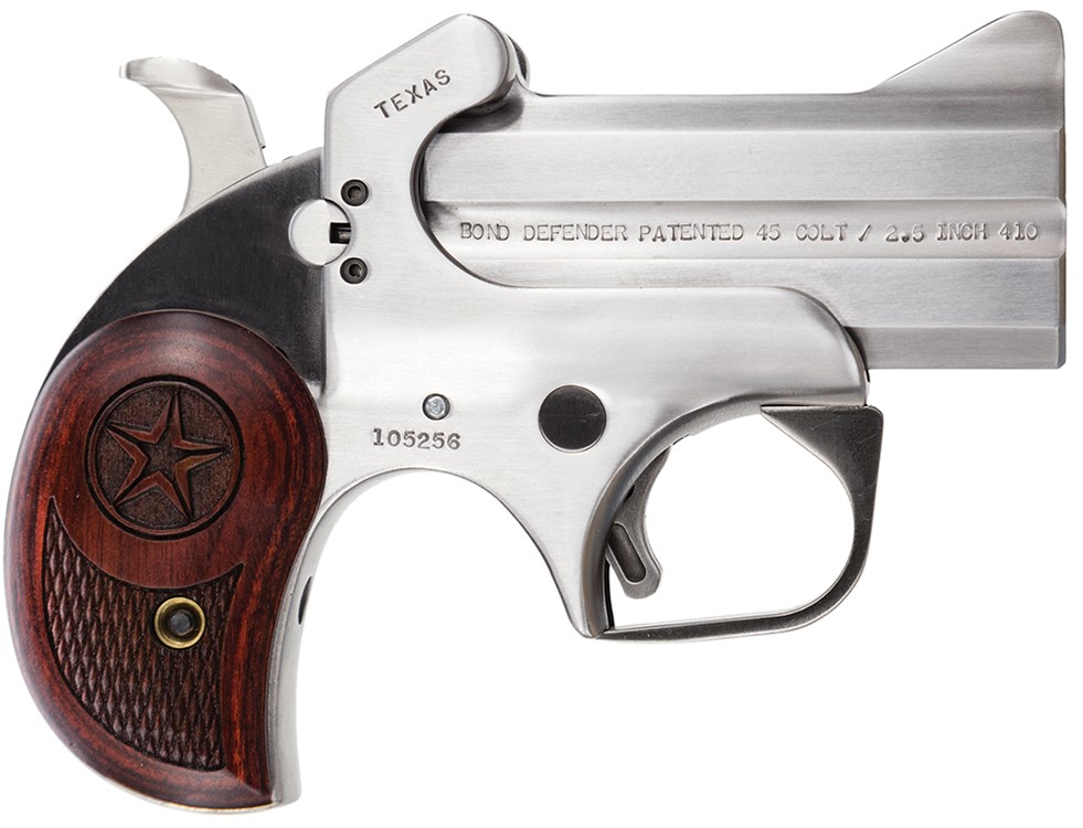 Bond Arms Texas Defender Pistol Stainless 45 Colt 3-img-2