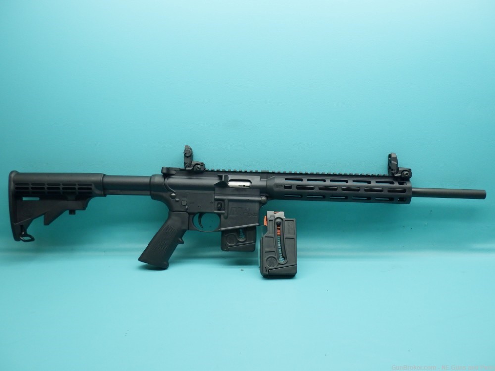 Smith & Wesson M&P 15-22 .22LR 16.5"bbl Rifle W/ Adj Stock & Flip up Sights-img-0