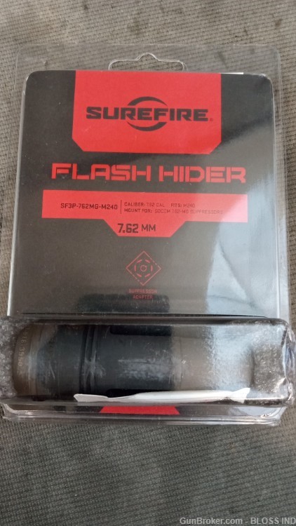 surefire 3 prong 7.62 flash hider sf3p-762mg-m240-img-0