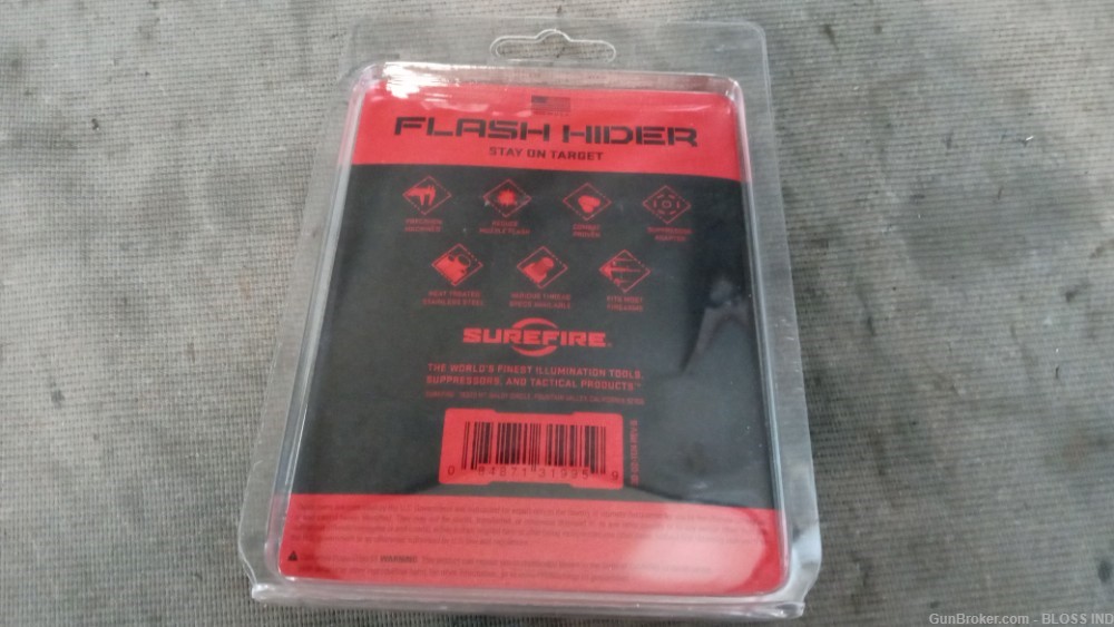 surefire 3 prong 7.62 flash hider sf3p-762mg-m240-img-2