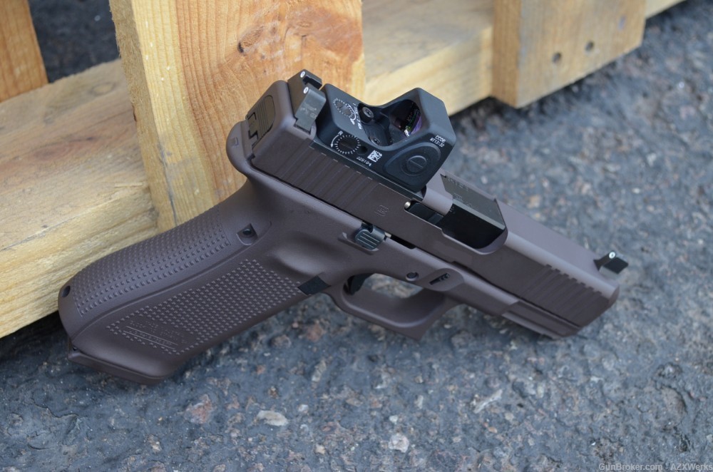 Glock 45 MOS Trijicon RMRcc Adj Supp NS X-Werks Vortex Bronze New-img-6
