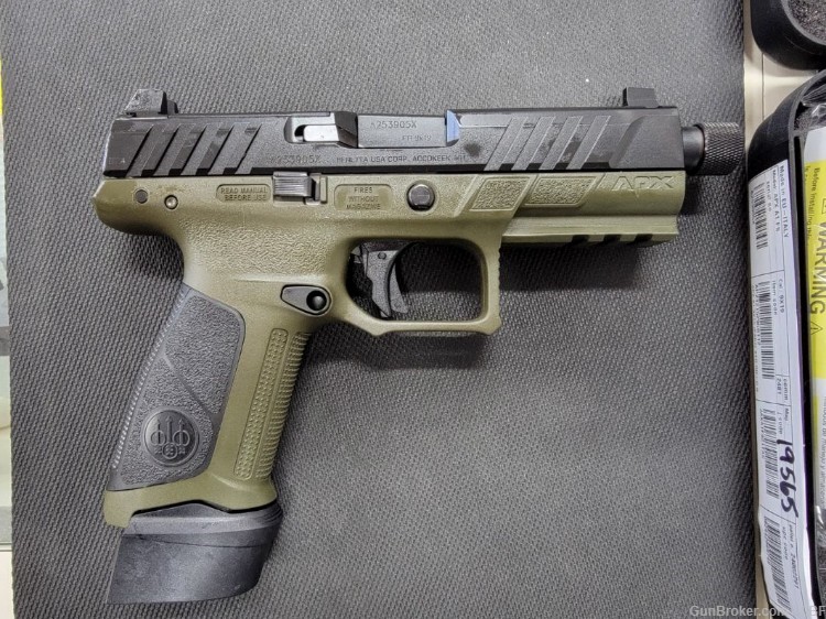 Beretta APX A1 Full Size Tactical 9mm 4.8" Bbl. Optic Ready-img-1