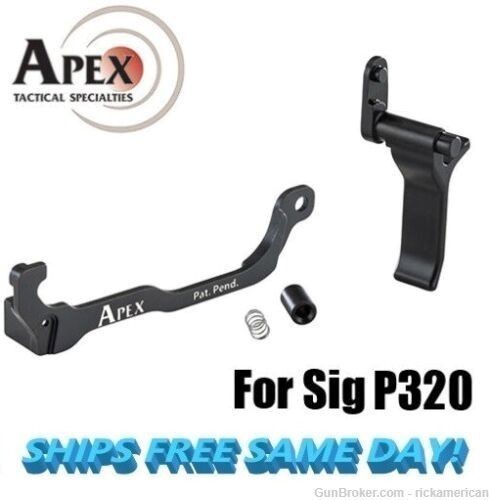Apex Tactical Forward Set Actn Enhance Flat Trig w/Bar Kit Sig P320 112-031-img-0