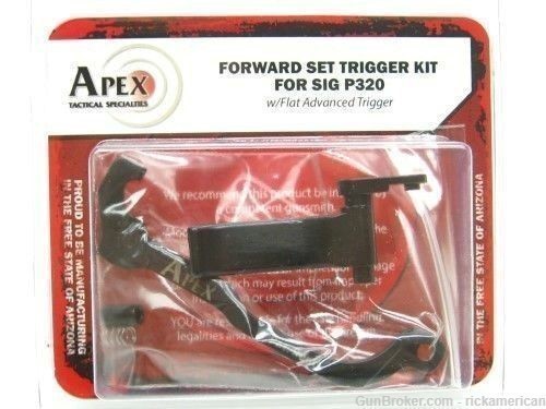 Apex Tactical Forward Set Actn Enhance Flat Trig w/Bar Kit Sig P320 112-031-img-2
