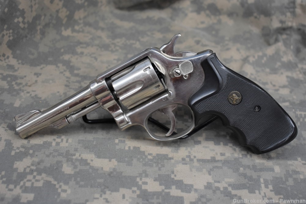 S&W 1905 Victory Model nickel refinished 38 spl-img-0