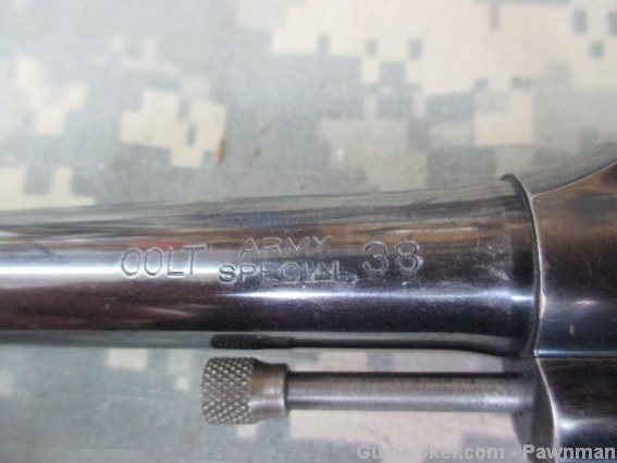 Colt Army Special in 38 Spl  built 1909 - 6" barrel-img-20