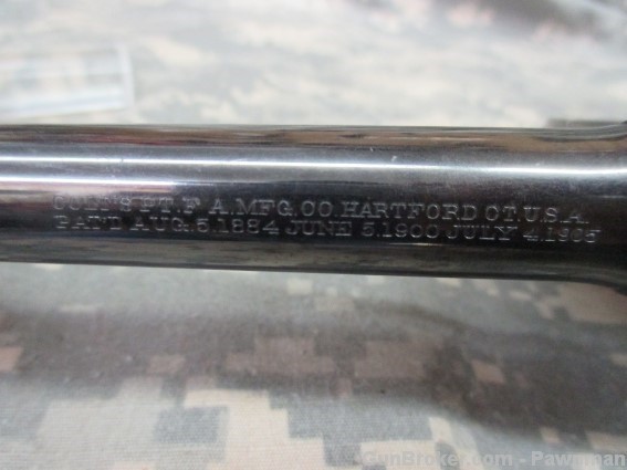Colt Army Special in 38 Spl  built 1909 - 6" barrel-img-21