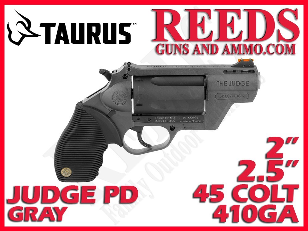 Taurus Judge Public Defender Poly Gray 45 LC 410 2.5in 2-441021GRY-img-0