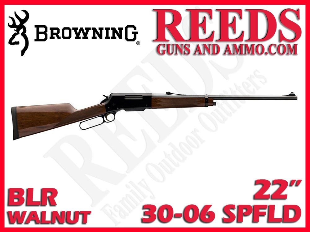 Browning BLR Lightweight 81 Walnut Blued 30-06 Spfld 22in 034006126-img-0