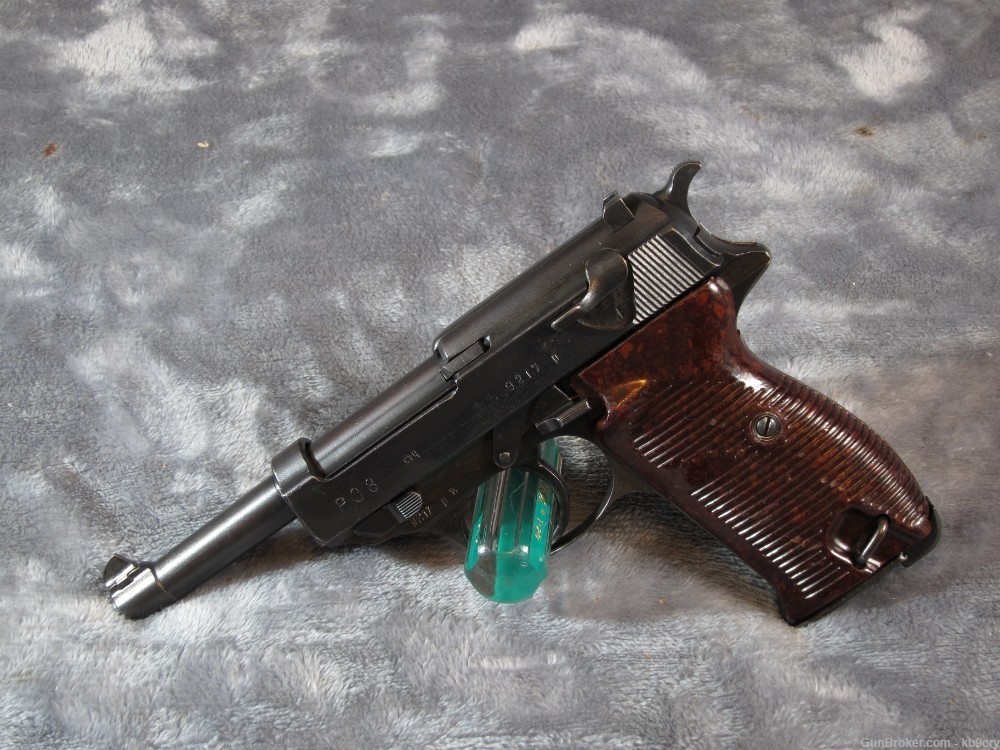 Early Production German Spreewerk CYQ P38 Pistol-img-0