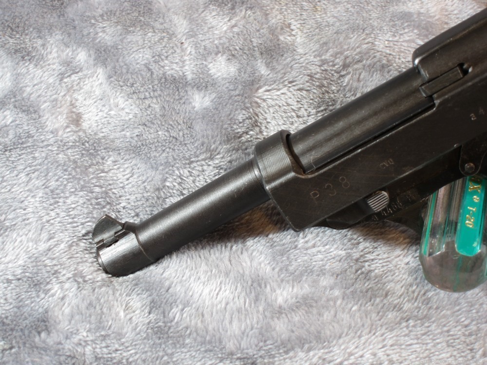 Late Production German Spreewerk CVQ (CYQ) P38 Pistol-img-1