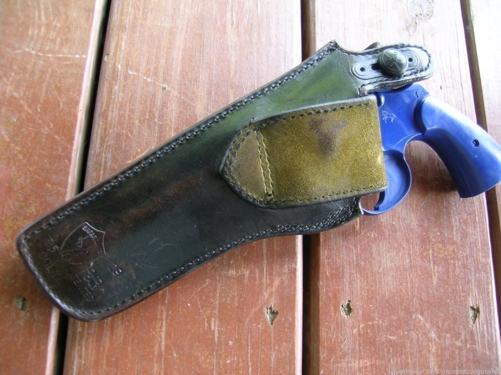 Safariland #29 Lined Leather Holster For Colt Python 6"-img-4
