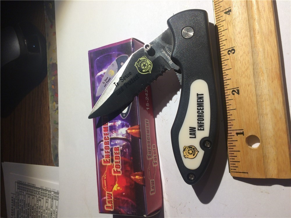 Law Enforcement   Folding   Pocket    Knife-img-0