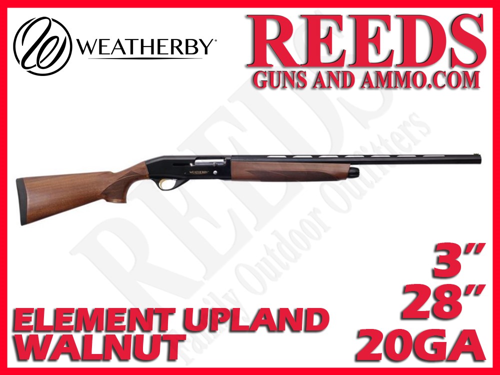 Weatherby Element Upland Walnut 20 Ga 3in 28in EUP2028PGM-img-0