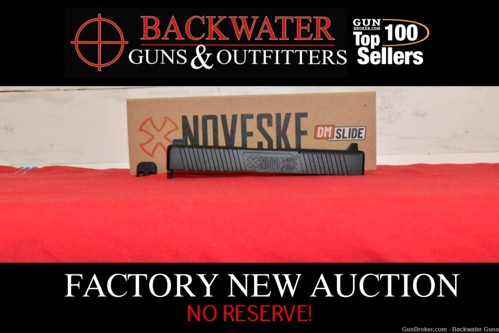 FACTORY NEW NOVESKE DM SLIDE OPTICS READY GLOCK 19 G3 BLACK NO RESERVE!-img-0