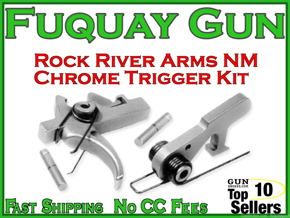 RRA National Match Chrome Trigger Kit-img-0