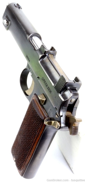 Steyr-Hahn M1912 Pistol, 9mm Steyr, Austrian Army, Mfr'd 1916-img-18