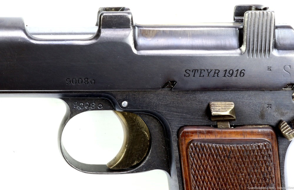 Steyr-Hahn M1912 Pistol, 9mm Steyr, Austrian Army, Mfr'd 1916-img-19