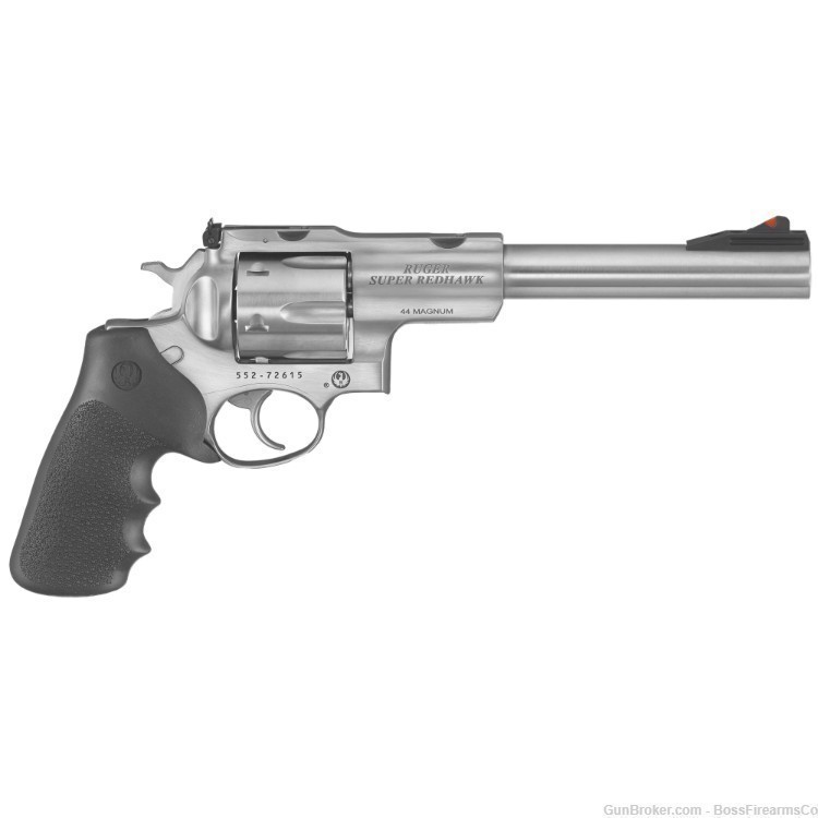 Ruger Super Redhawk Standard .44 Mag DA Revolver 6rd 7.5" Stainless 05501-img-0
