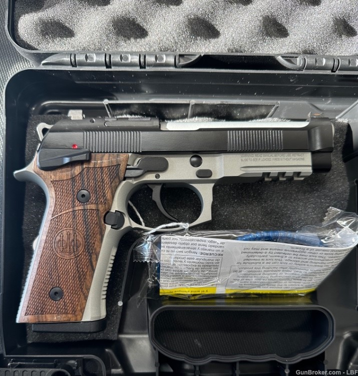 Beretta 92GTS Launch Edition 9mm 5"BBL Frame Mounted Safety -img-3