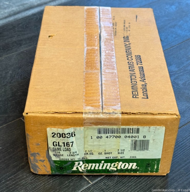 Remington Game Load 16 Gauge 7.5 Shot Size-img-0