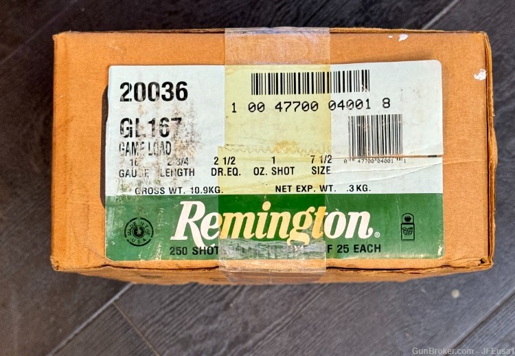 Remington Game Load 16 Gauge 7.5 Shot Size-img-1