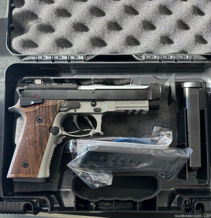 Beretta 92GTS Launch Edition 9mm 5"BBL Frame Mounted Safety -img-0