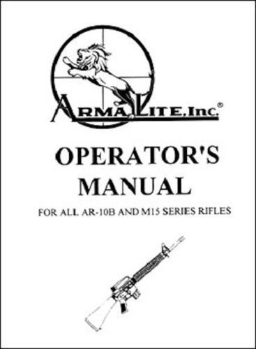 Armalite AR-10 M-15 Manual New Reproduction-img-0