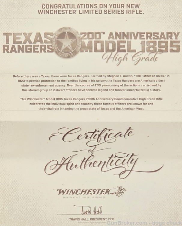 Winchester 1895 Texas Ranger 30-06 Consecutive Set (Unfired in Box's)-img-12
