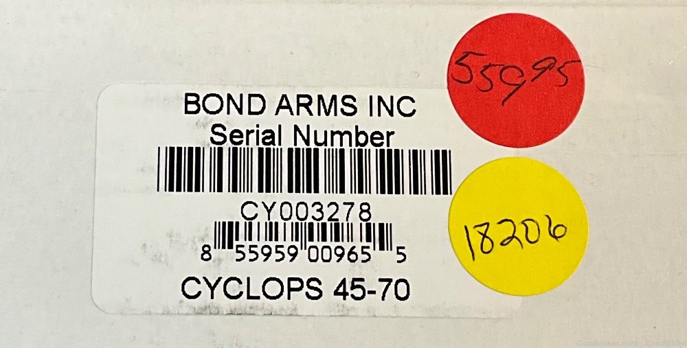 Bond Arms Cyclops - Derringer - 45-70 Gov’t - Rough Series - 18206-img-12