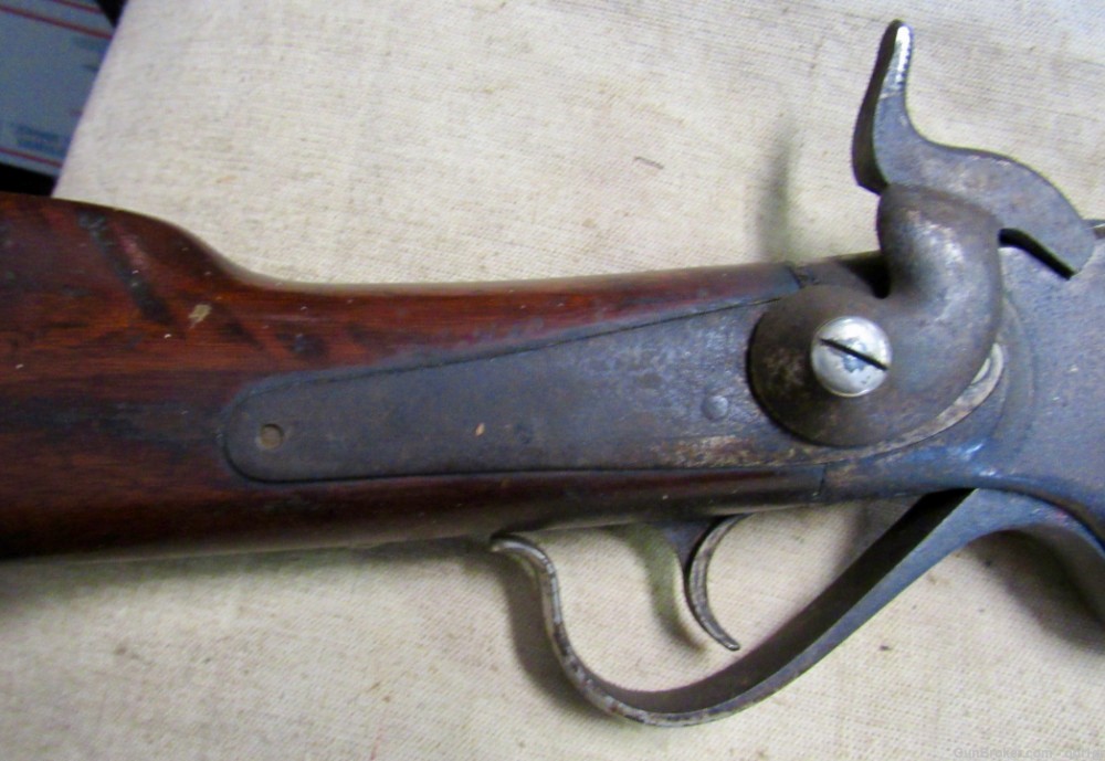 Original Civil War Spencer Model 1860 Military Rifle Musket-img-2