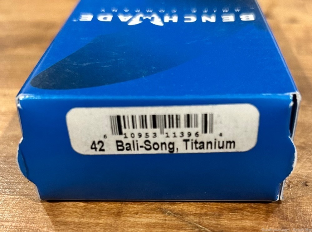 Rare Benchmade 42 Bali-Song Titanium -img-1