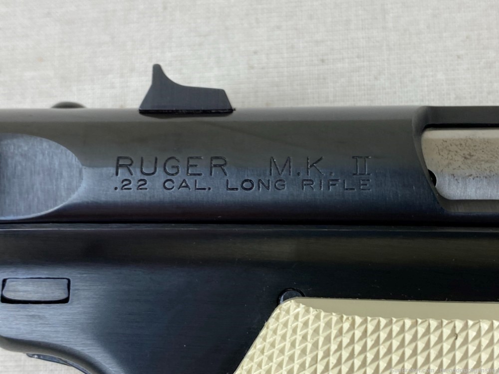 Ruger MK ll 22 LR 4.75" Blued NRA Edition-img-11
