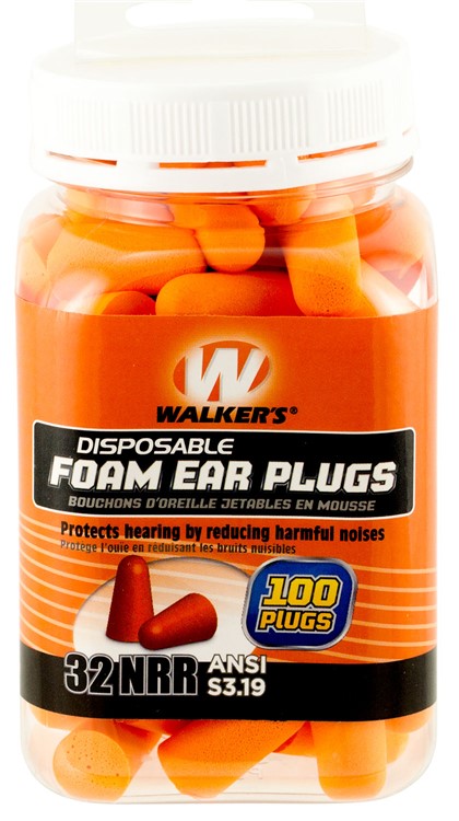 Walkers  Foam Ear Plugs  33 dB -img-0