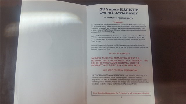 AMT Backup 38 Super Owners Manual-img-2