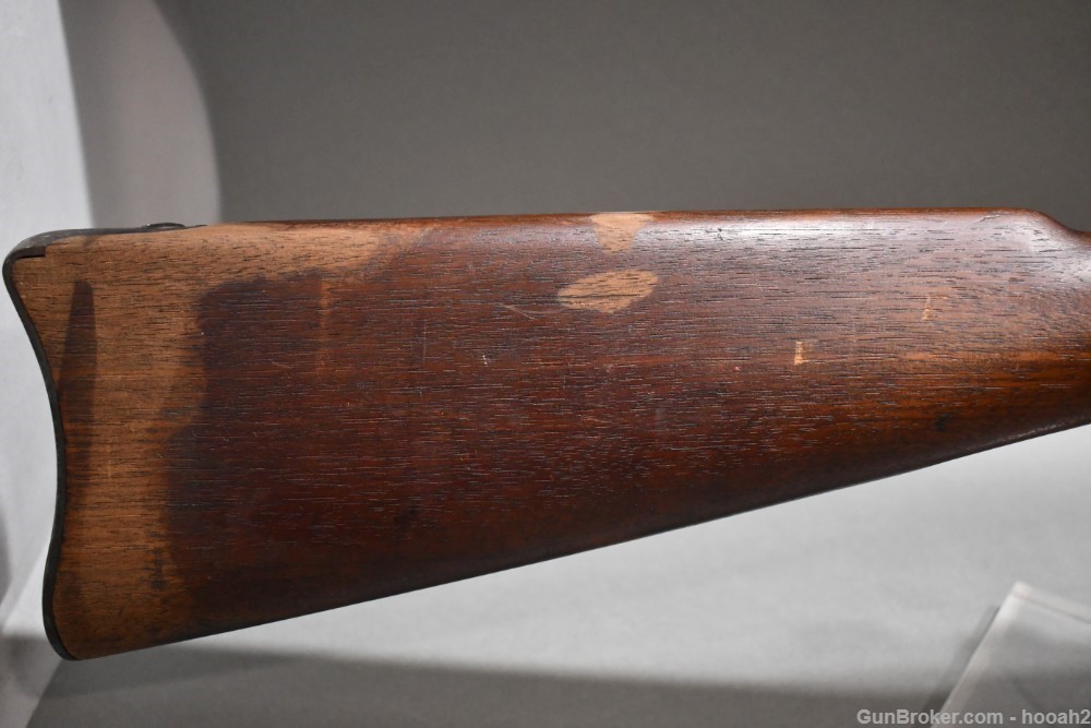 Antique US Springfield Model 1888 Trapdoor Ramrod Bayonet Rifle 45-70 Govt-img-2
