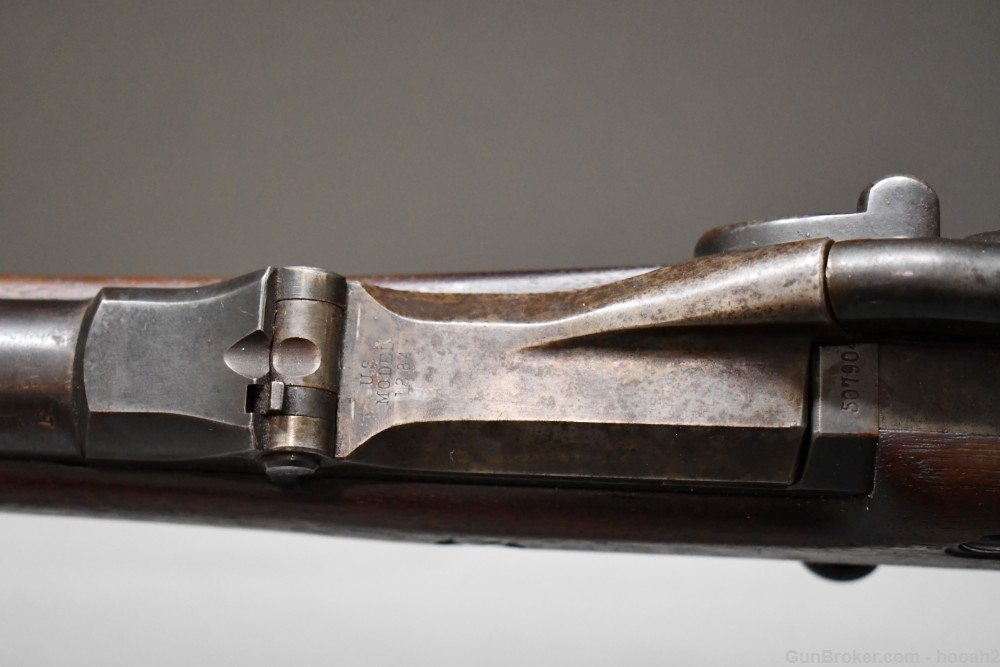 Antique US Springfield Model 1888 Trapdoor Ramrod Bayonet Rifle 45-70 Govt-img-23
