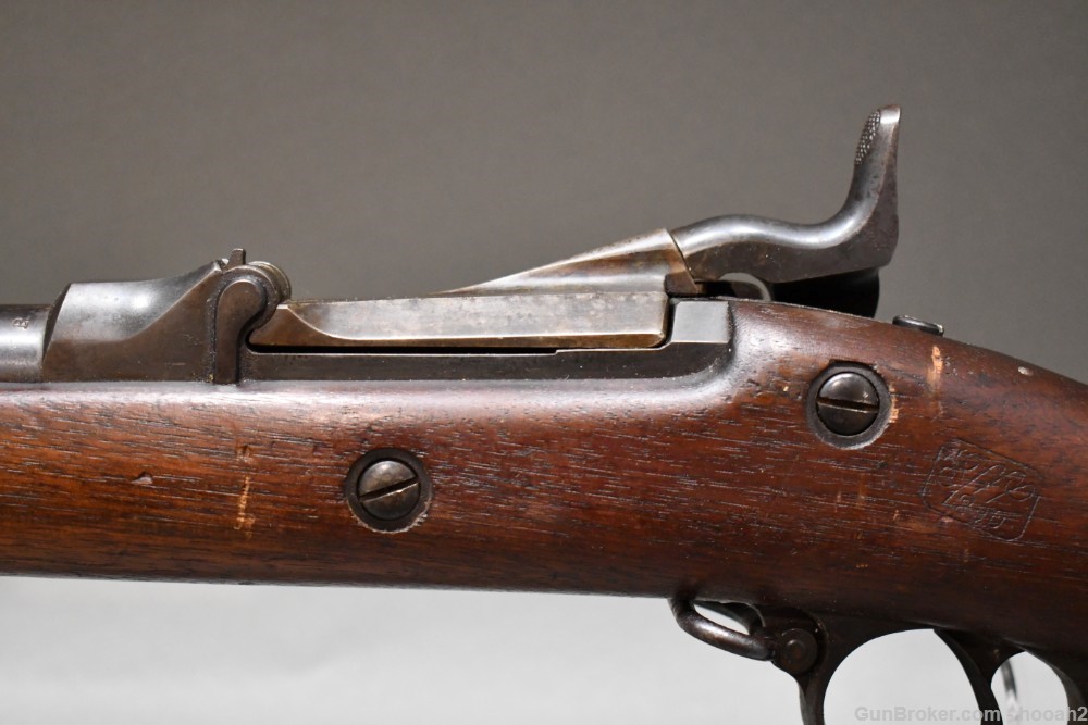 Antique US Springfield Model 1888 Trapdoor Ramrod Bayonet Rifle 45-70 Govt-img-12