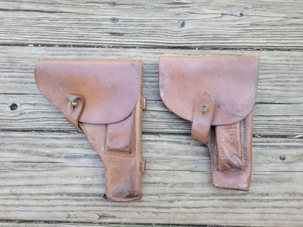 LOT OF TWO EASTERN EUROPEAN MILITARY HOLSTERS -img-0