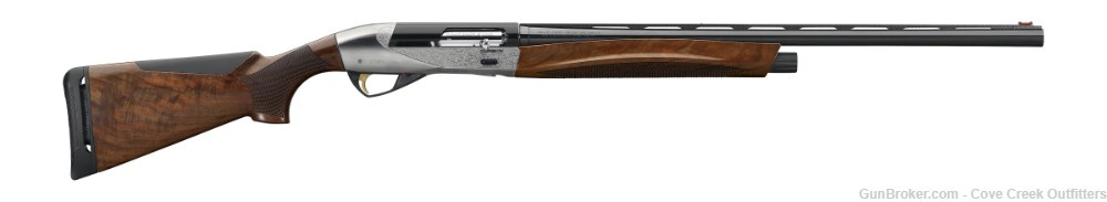 Benelli Ethos Field 12Ga 28" Silver Engraved 10462 FREE Ground Shipping-img-0