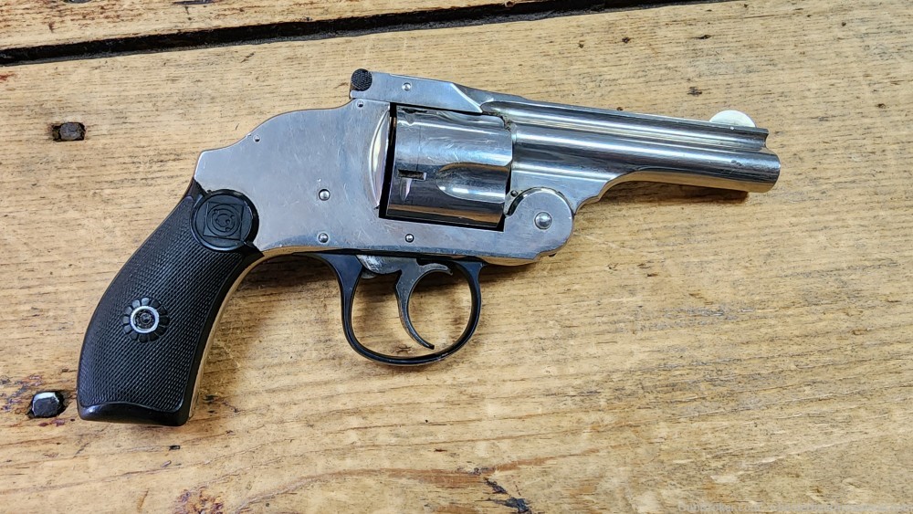 H&R Harrington & Richardson Safety Hammerless Top-Break Revolver 38 S&W C&R-img-0