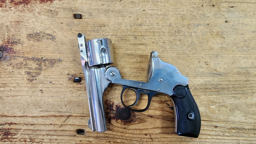 H&R Harrington & Richardson Safety Hammerless Top-Break Revolver 38 S&W C&R-img-26