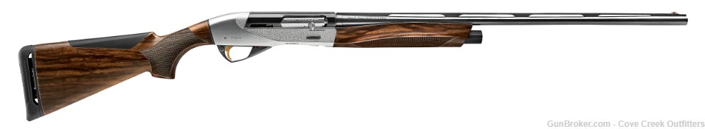 Benelli Ethos Field 28Ga 26" Silver Engraved 10480 FREE Ground Shipping-img-0