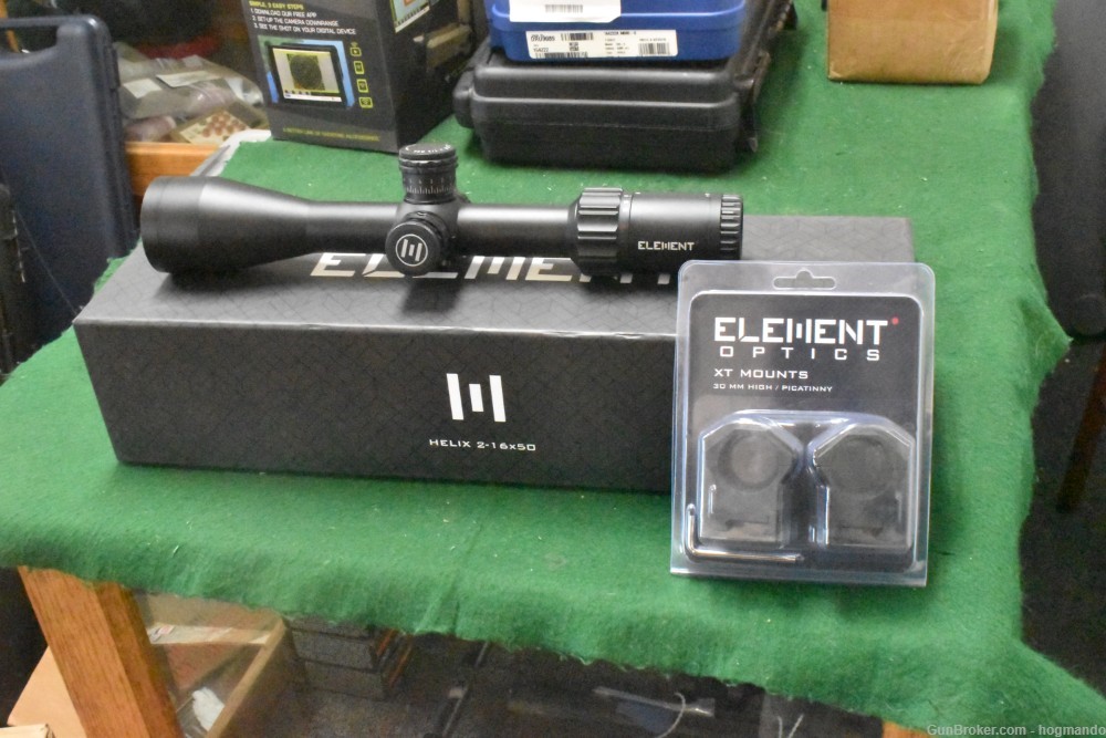 Element Helix HDLR 2-16x50 Scope and rings-img-0