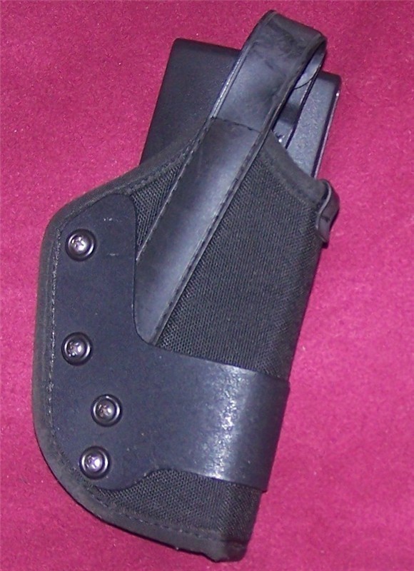 UNCLE MIKE'S SIZE 20 BLACK NYLON DUTY HOLSTER (RH)-img-2