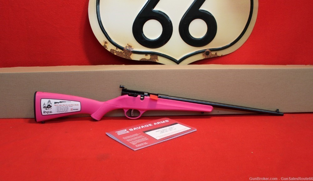 Savage RASCAL 13780 Pink  Bolt Action Rifle -img-0