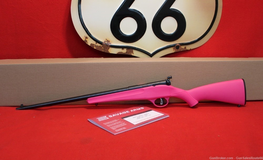 Savage RASCAL 13780 Pink  Bolt Action Rifle -img-1