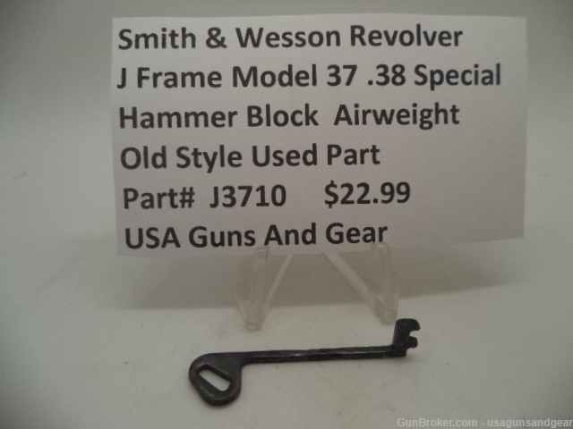 J3710 Smith & Wesson J Frame Model 37 Hammer Block Airweight-img-0