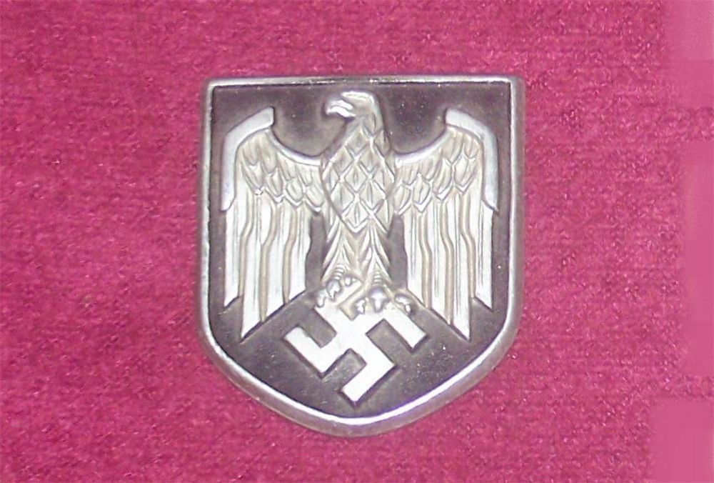 WWII WW2 ORIGINAL NSDAP GERMAN NATIONAL EAGLE SHIELD-img-1