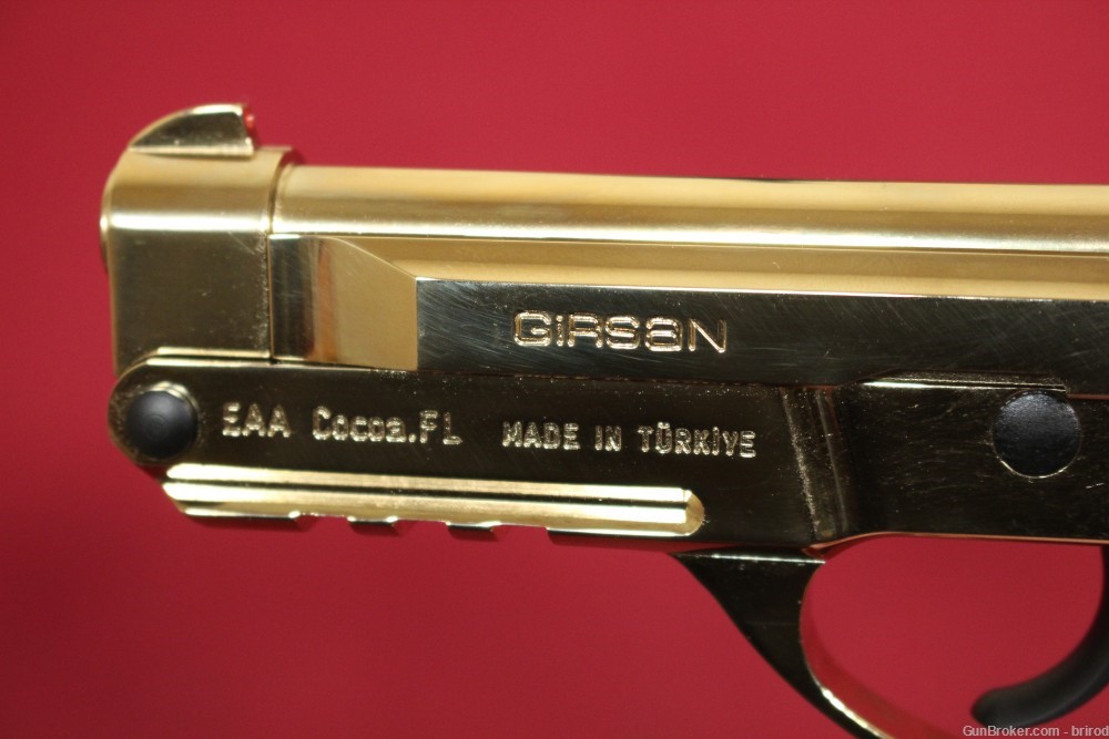 EAA Girsan MC 14T .380 Pistol W/Tip-Up Barrel - 13rd Mag - GOLD!-img-12